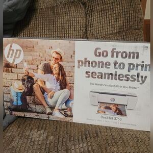 HP Deskjet 3755 Printer Compact All-in-one Wireless & Mobile World’s Smallest